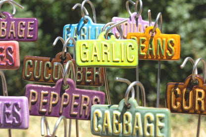 Garden Markers – Vegetables & Fruits (50-Piece Pack)